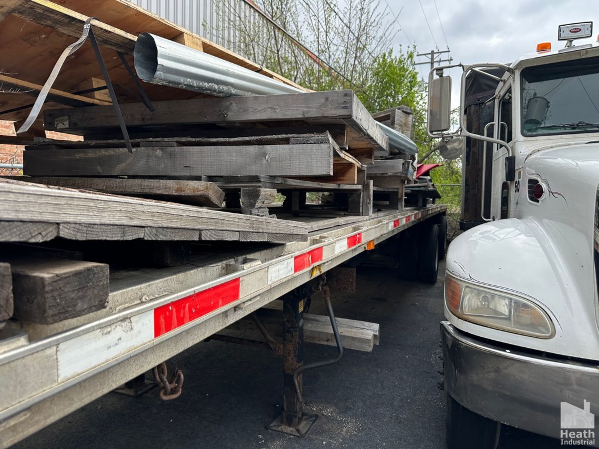 2008 TRANSCRAFT 42' MODEL TL2000 FLATBED TRAILER, VIN: 1TTF4220282081301 - Image 5 of 16