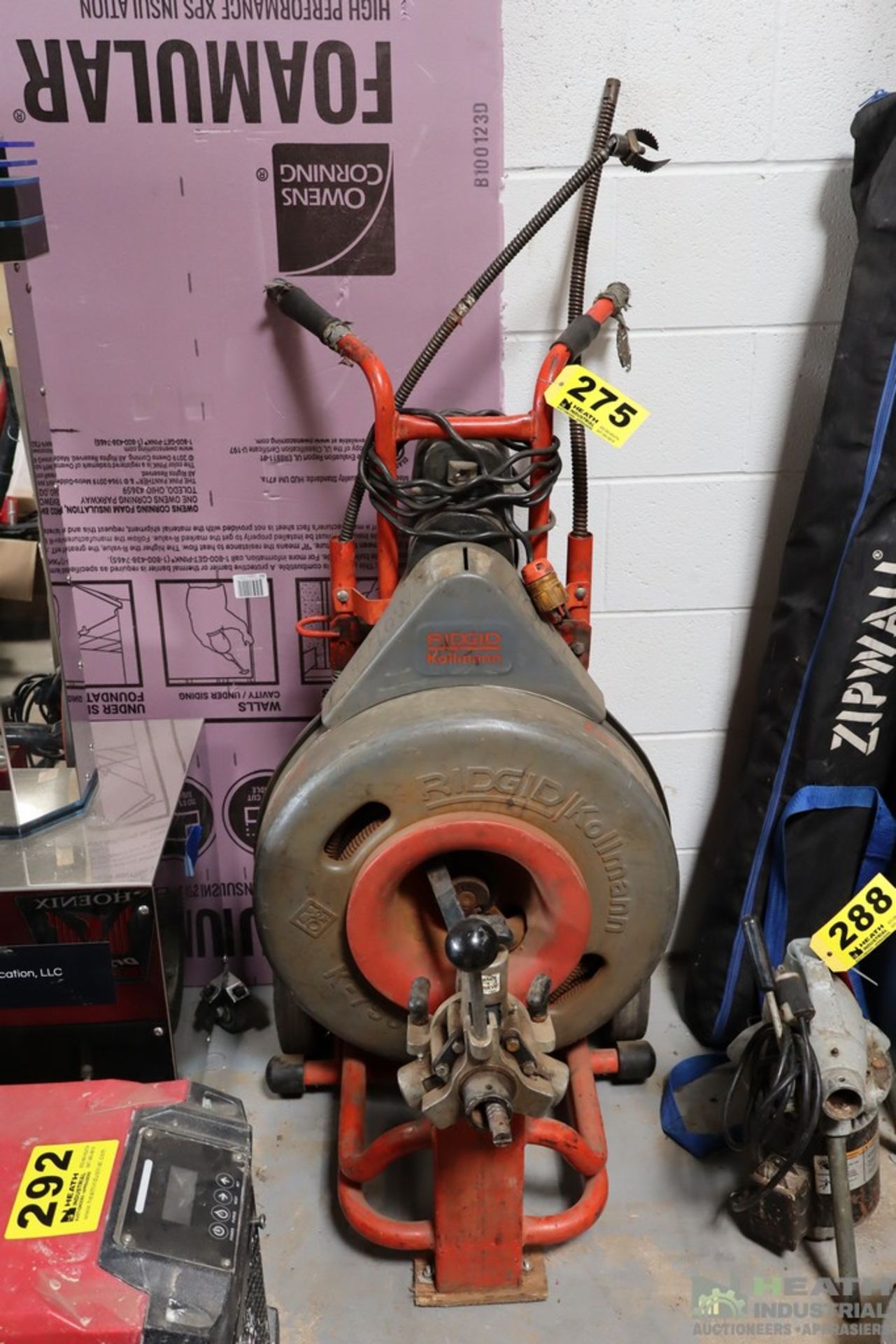 Drain Rodding Machine RIDGID/KOLLMAN K-750 SELF CONTAINED DRAIN RODDING MACHINE