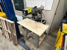 DEWALT MODEL 7749 10" RADIAL ARM SAW WITH STEEL STAND