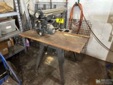SEARS CRAFTSMAN 10" RADIAL ARM SAW WITH STEEL STAND