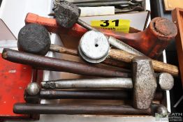 ASSORTED HAMMERS AND MALLETS