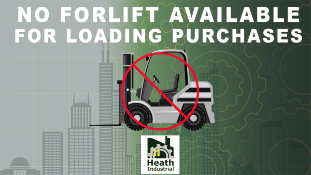 Buyers who bring their own forklift must post proper insurance with us. Contact us for more