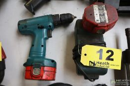 MAKITA 1420 14V CORDLESS DRILL WITH BATTERY AND CHARGER