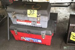 (3) EMPTY TOOL BOXES