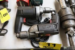 (2) ELECTRIC DRILLS
