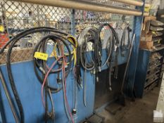 ASSORTED HYDRAULIC HOSES, ELECTRICAL CORDS, ETC.