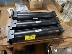 (3) EATON HYDRO-LINE 250 PSI PNEUMATIC CYLINDERS