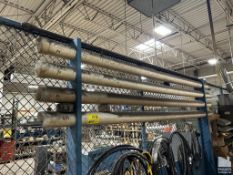 ASSORTED 10' STAINLESS & COPPER TUBE, PVC WITH PVC CARRIERS