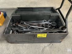 LARGE QTY OF LARGE WRENCHES & SOCKET WRENCHES