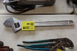 PITTSBURGH 24 IN DROP FORGED CRESCENT WRENCH