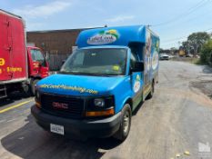 2016 GMC SAVANA SUPREME CUTAWAY BOX TRUCK 12' BOX WITH CONTRACTOR SHELVING, CONTENTS, (2) SWING