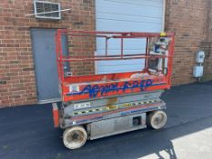 SKJACK MODEL ST3220 SCISSOR LIFT MAX HEIGHT 20 FT, MAX LOAD 900 POUND 290 HOURS SHOWN, S/N G0000044,