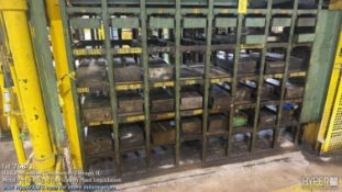 Lot of 20+ Industrial Metal Stamping Die Sets with Storage Rack