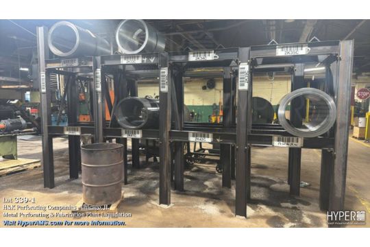 Industrial Steel Coil Storage Racks. (COILS NOT INCLUDED)