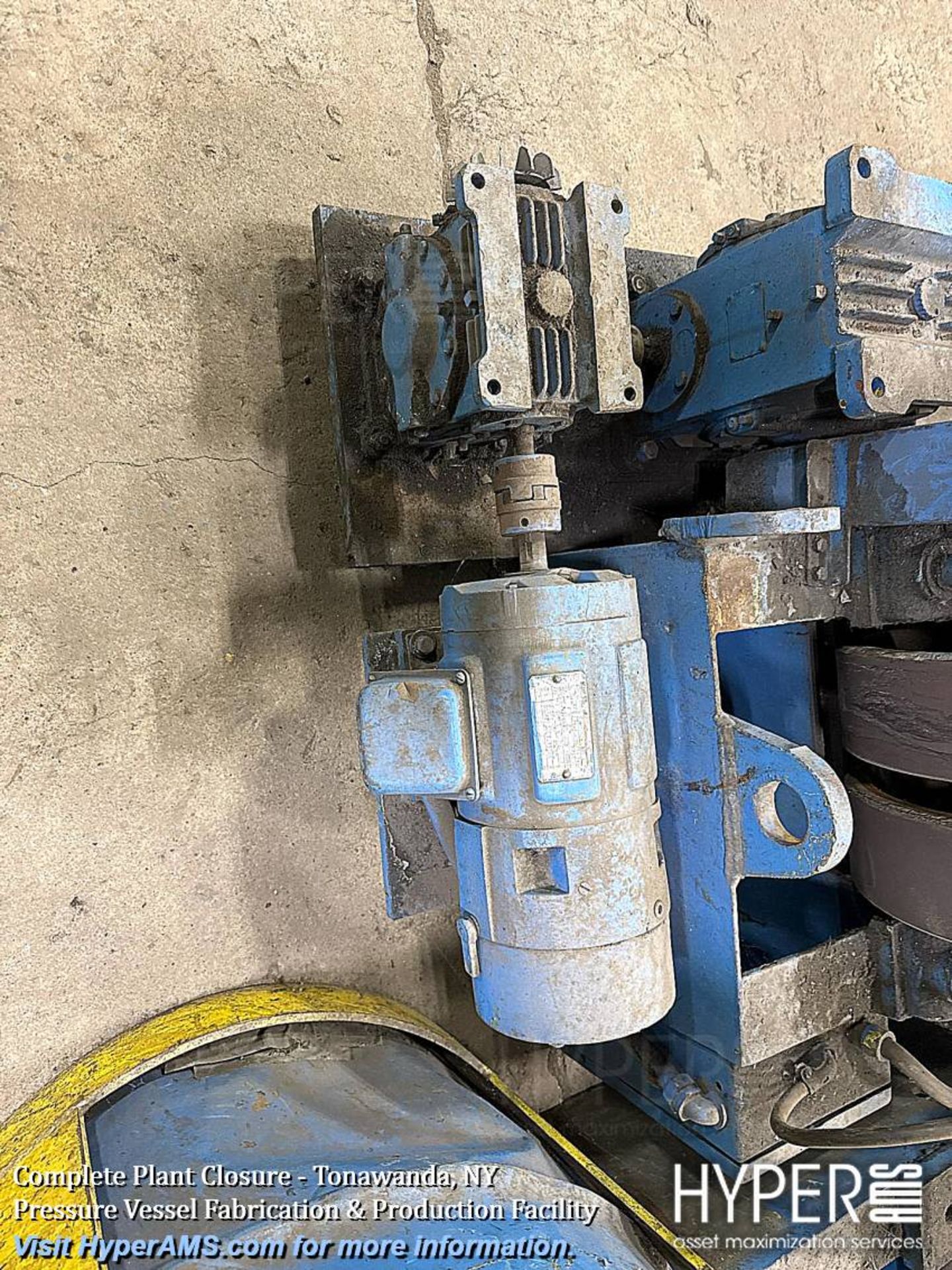 10-Ton Conventional Welding Rotator Tank Turning Set with rubber-coated ...
