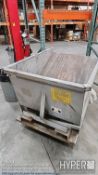 McCullough Industries Self-Dumping Hopper, 1.5 cu yd, 2,000 lb Capacity