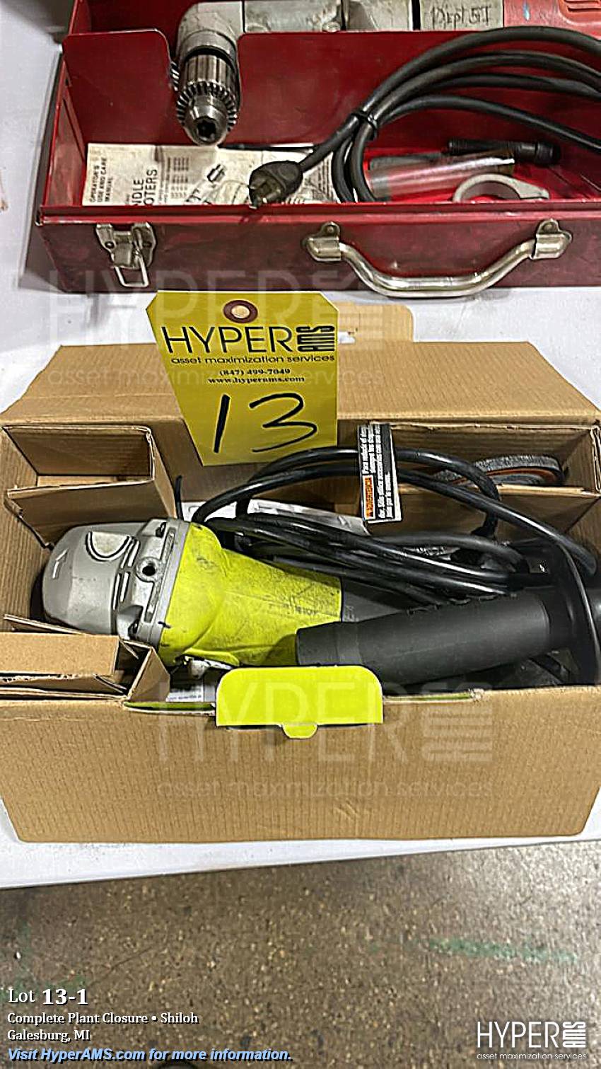 Ryobi angle grinder