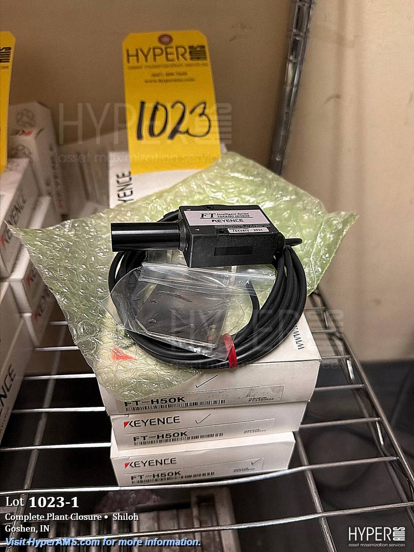 Lot of (6) Keyence FT-H50K Intelligent Infrared Thermo Sensors