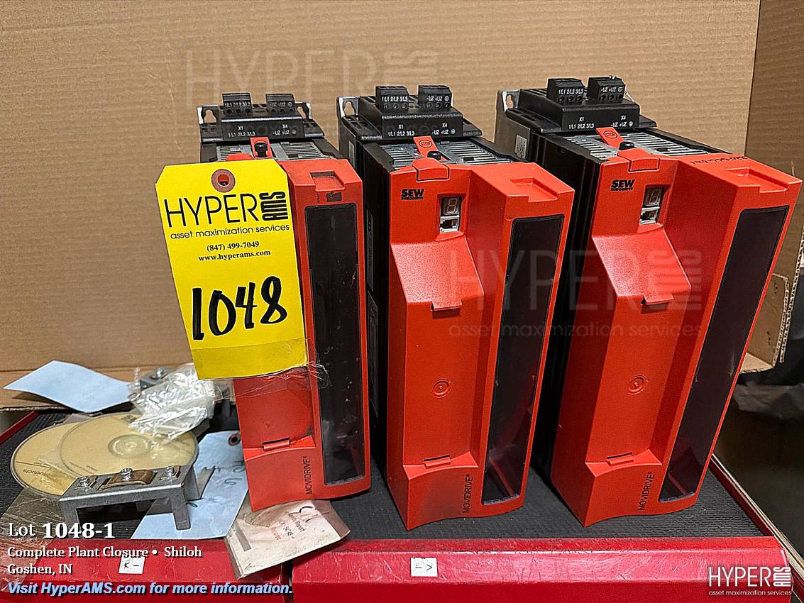 Lot of (3) units: SEW-Eurodrive MOVIDRIVE MDX61B0030 & MDX61B0022 Variable Frequency Drives, 11kW