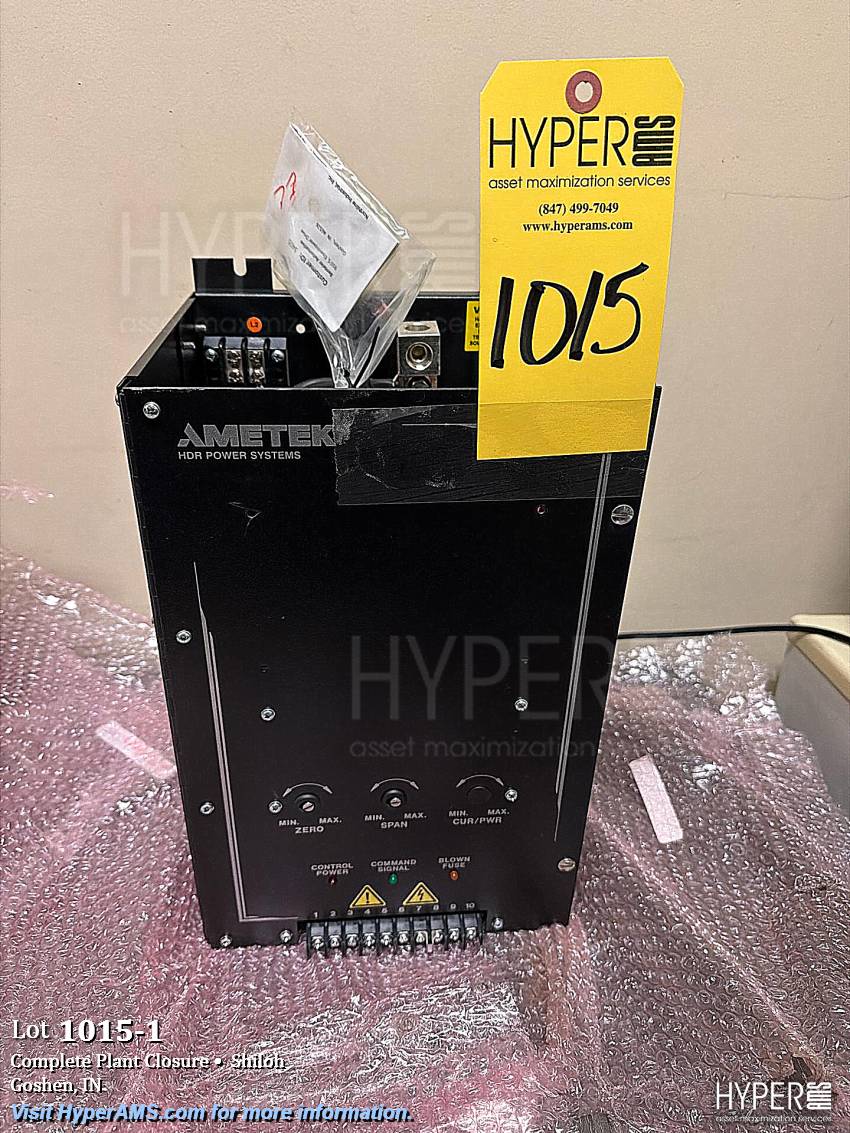 AMETEK ZF1-480-225-NO-01 SCR Power Controller