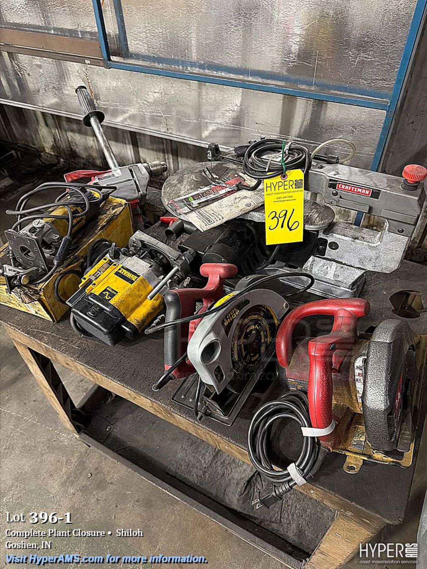 Lot of (7) Assorted Power Tools