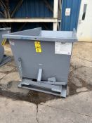 McCullough Industries 10055-GRY Self-Dumping Hopper, 1 yd³ Capacity, 4,000 lbs Load Limit
