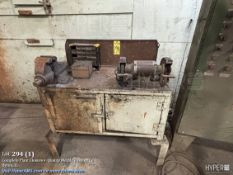 26" x 46" Wood Shop Cabinet with DE Grinder (110 volt), 4-1/2" Wilton Vise