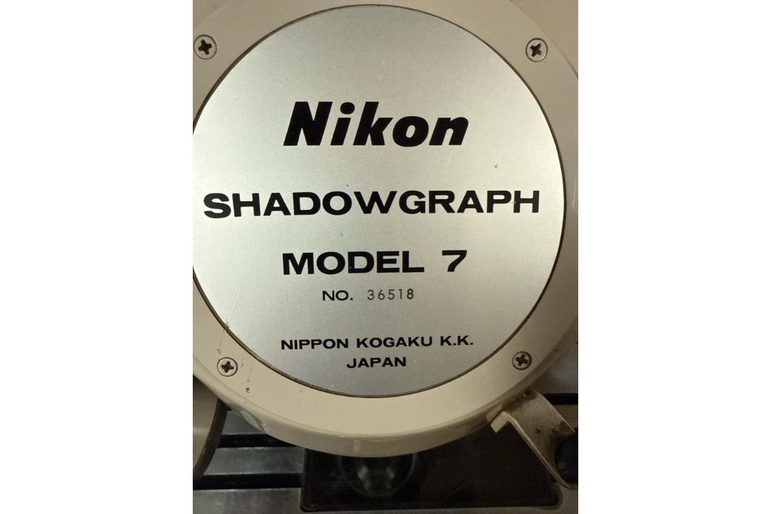 Address Comparator Nikon Shadowgraph Model 7 Optical Comparator featuring a 20X ...