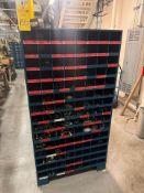 Industrial Steel Bin Cabinet with 84 Compartments