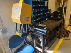 Parker Hydraulic Hose Fabrication Station w/ Crimper and Dies
