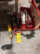 Lot of (3) Milwaukee Sawzall Reciprocating Saws and DeWalt Angle Grinder
