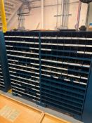 (2) Industrial Bins with Hundreds of Black Iron Pipe Fittings