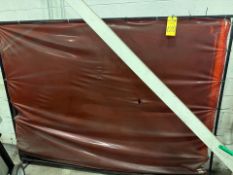 Lot of (3) Freestanding Welding Screen Panels