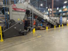 CUMBERLAND MODEL X1400 200HP GRANULATOR, 3,500LBS/HR PROCESSING POWER THROUGH 1/2" SCREEN, UP TO 4,