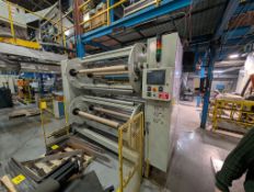 64” GAMMA MACHINERY DUAL TURRET WINDER, 24” MAX OD ROLLS (TOR-017) (SUBJECT TO BULK BID LOT 215C) (
