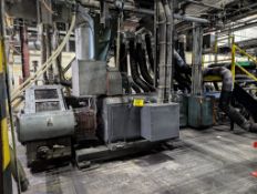 GLOUCESTER ENGINEERING CO., INC. GEC 6 IN SINGLE-SCREW EXTRUDER, AIR-COOLED BARREL, 30:1 L/D, DRIVEN