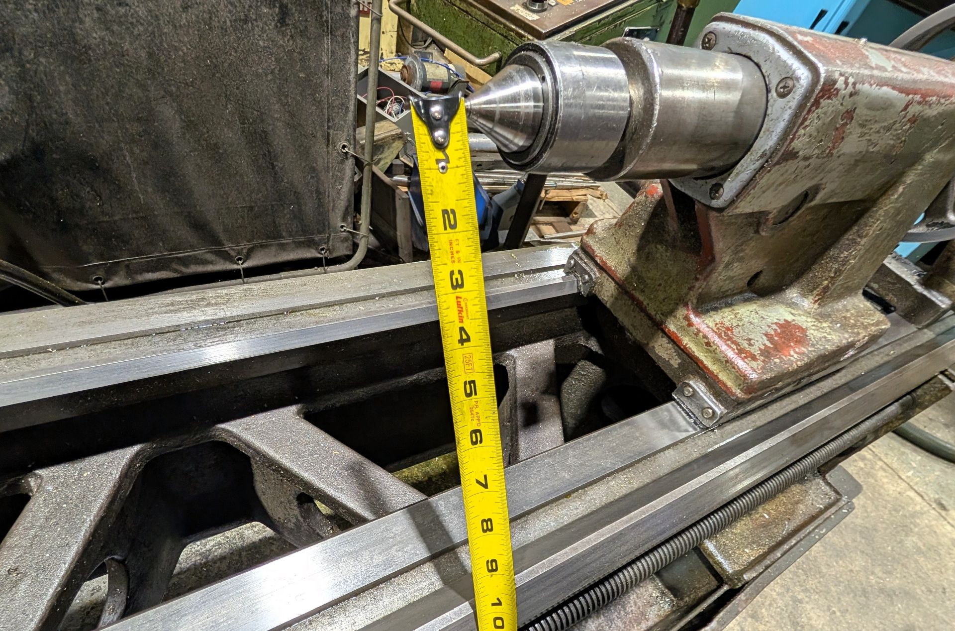 Howa Tool Pot HOWA SANGYO 430X1500 LATHE, 3-JAW CHUCK, TAILSTOCK, TOOL POST, STEADY ...