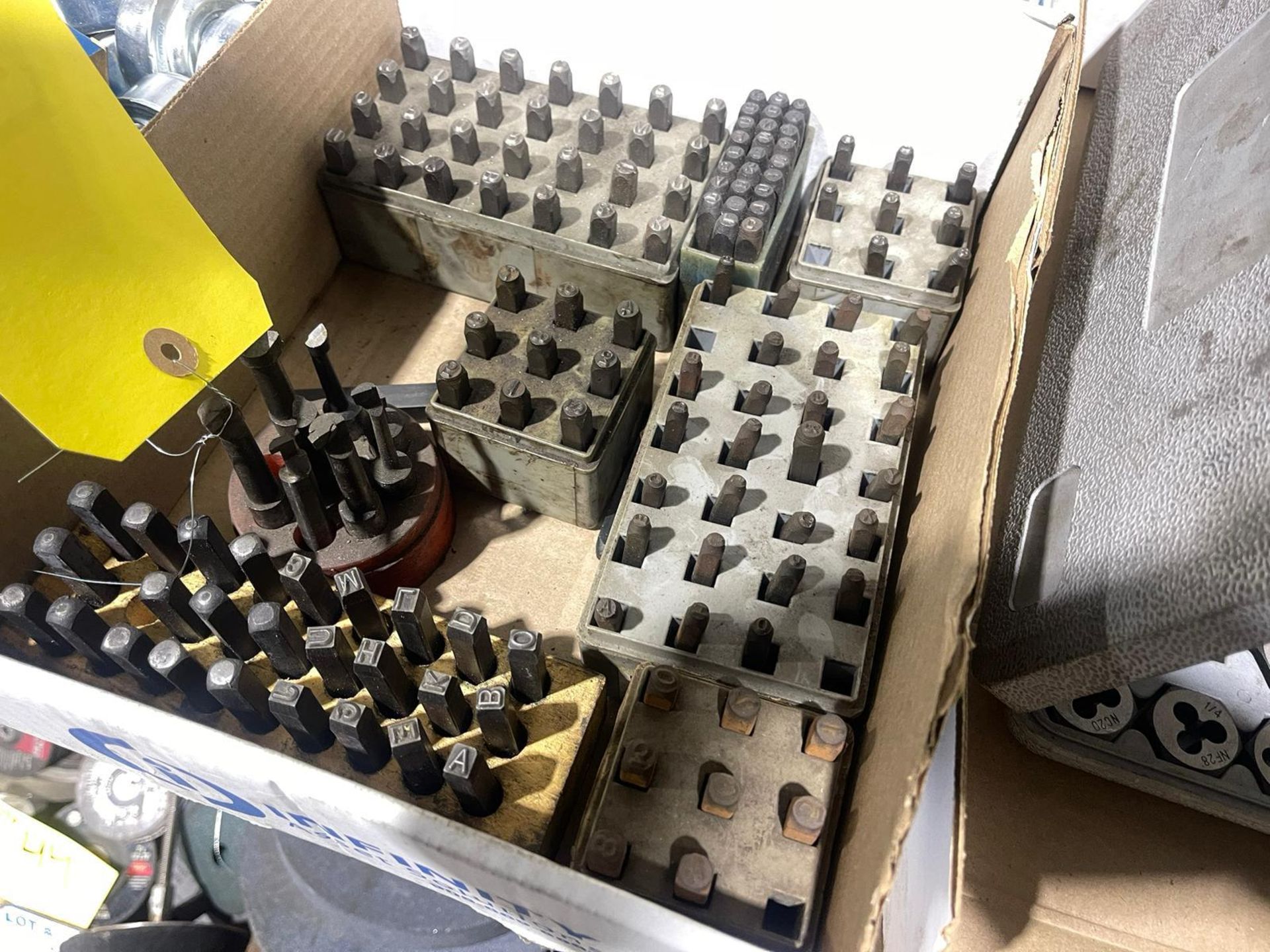 LOT OF NUMBER AND LETTER PUNCH KITS