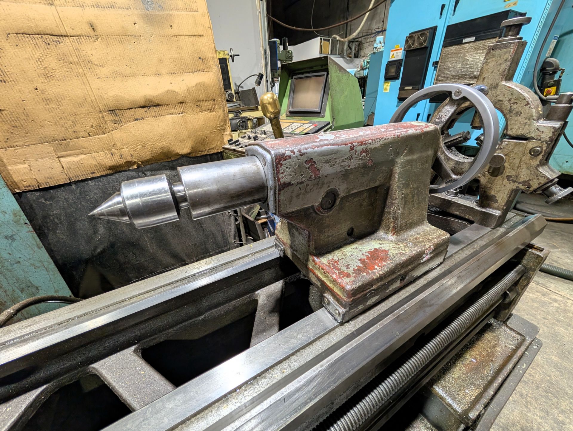 Howa Tool Pot HOWA SANGYO 430X1500 LATHE, 3-JAW CHUCK, TAILSTOCK, TOOL POST, STEADY ...