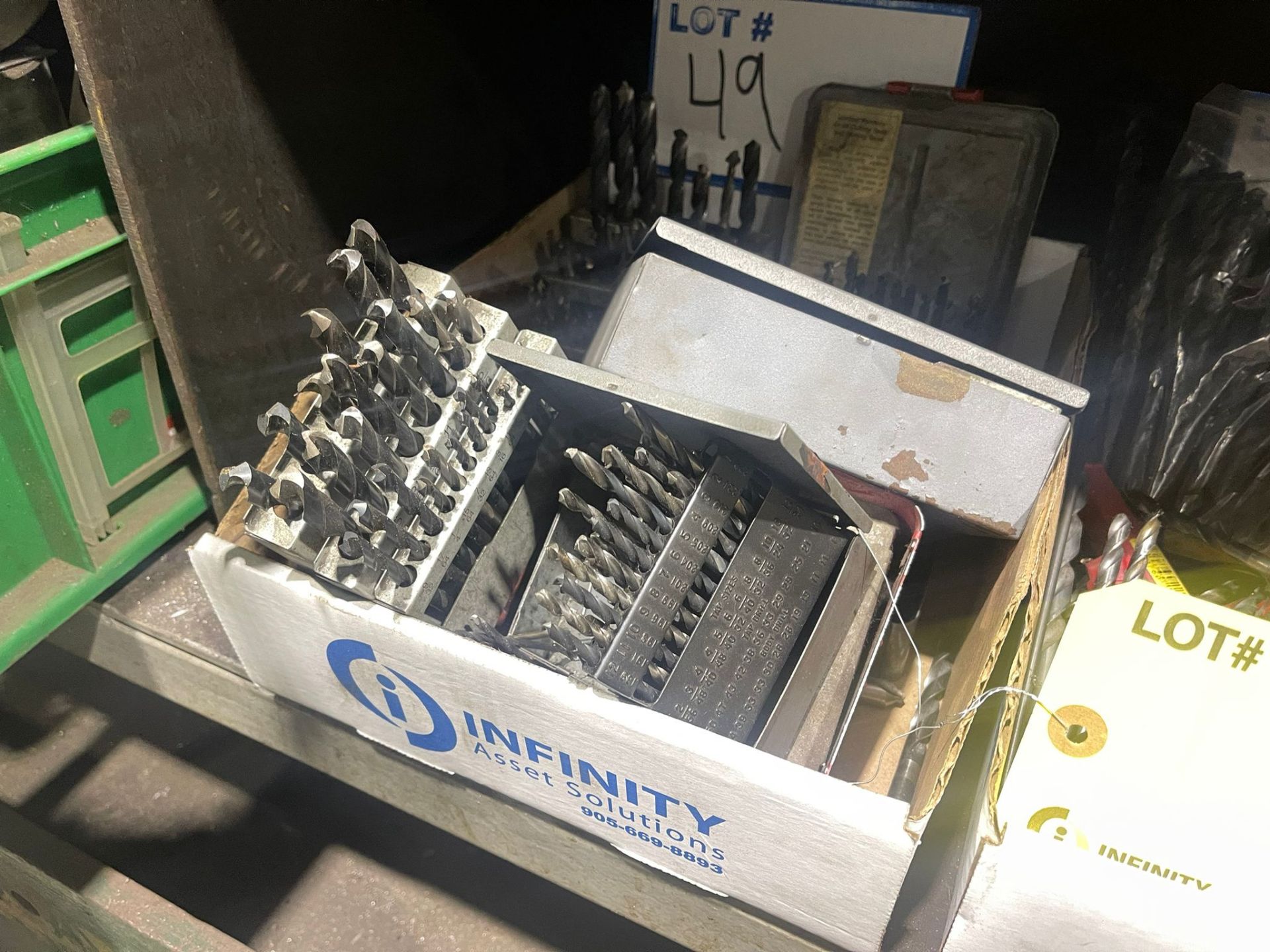 LOT (3) BOXES OF DRILL BITS AND INDEX KITS