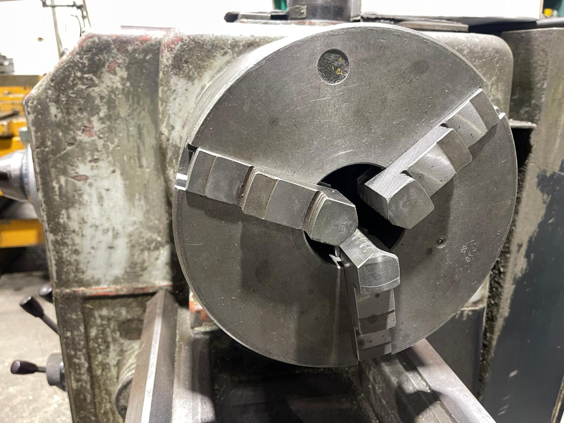 Howa Tool Pot HOWA SANGYO 430X1500 LATHE, 3-JAW CHUCK, TAILSTOCK, TOOL POST, STEADY ...
