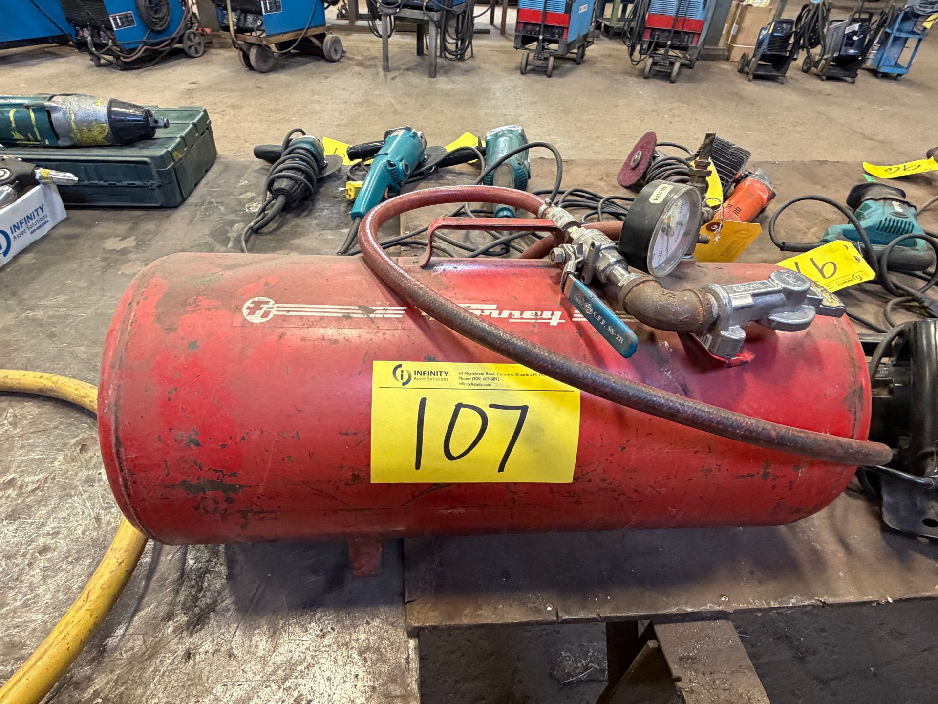 FORNEY AIR TANK W/ HOSE