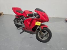 GAS POWERED POCKET MOTORCYCLE