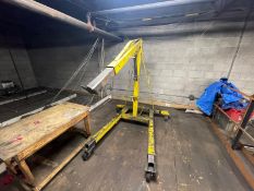PORTABLE ENGINE HOIST, 2.5-TON CAP.