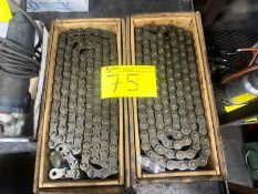 LOT OF REXNORD 10' ROLLER CHAIN