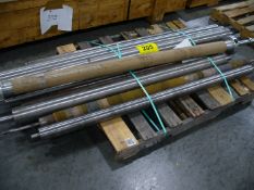 Pallet of various metal rollers