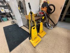 LOT OF (2) COMMERCIAL VACUUMS, CARPET PRO