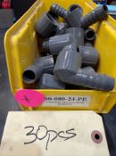 LOT OF APPROX. (30) ELBOW 3/4"FPT X 3/4"HOSE BARB PVC (LOCATED IN BARRIE, ONTARIO, CANADA) (PART
