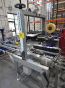 PROMACH WEXXAR BEL 150X SEMI AUTO UNIFORM CASE TAPE SEALER, 120V/1PH, S/N 240097, MANUALS. (THE