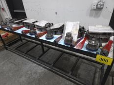 STEEL FRAME SHOP TABLE 9 FT L